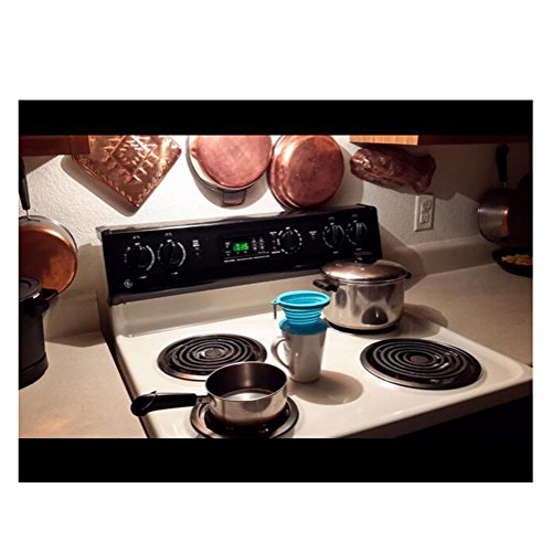 Kuke Faltbare Silikon Kaffee Dripper,Kaffeefilter Kegel,Compact Kaffee Dripper,Kaffee-Filter (Blau) - 7