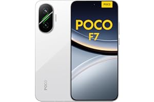 XIAOMI Poco F7 Smartphone, 12+256GB, Weiß, Flaggschiff Snapdragon 8s Gen 4, 6500mAh Akku, 50MP Sony-Kamera mit OIS, 6,83" 1.5K 120Hz AMOLED-Display (Kein Netzadapter enthalten)