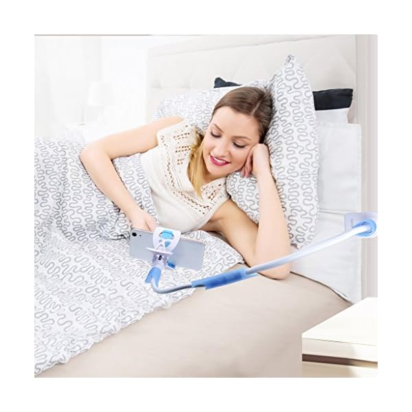 Avantree Schwanenhals Handy Halterung, Universal Flexibler Faule Halterung Lang Arm Clip für iPhone, Samsung und mehr 8,9-16cm große Handys mobiler Ständer für Bett, Schlafzimmer, Büros, Küchen - CP901 – Bild 8