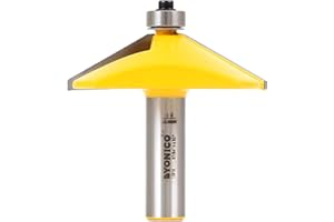 Yonico 13918 60 Degree Bevel Edge Forming Router Bit 1/2-Inch Shank