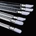 Amison 50pcs Disposable MakeUp Lip Brush Lipstick Gloss Wands Applicator Make Up Tool (Clear)
