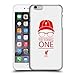 Produktbild Official Liverpool FC LFC Icono Malla Blanca Klopp Iconos Tapa del Caso Trasero Duro para Apple iPhone 6 Plus / 6s Plus