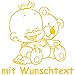 Produktbild Windel Winni Babyaufkleber mit Name/Wunschtext - Motiv WW6 (16 cm)