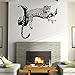 H&D Animal Wild Zoo Wall Decal Sticker Living Room Stickers Removable PVC Wall Sticker Home Decor Living bedroom Sticker Wall Paper Decals For Kid's Room (Cheetahs)