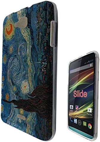 905 - Vincent Van Gogh Stary Night Design Wiko Slide Case Fashion Trend Gel Rubber Silicone All Edges Protection Case Cover