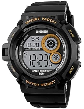 Sportuhr Kinder wasserdichte Armbanduhr, LANCARDO Cool LED digitale Outdoor Kinderuhr Jungen Studenten Uhr Kalender...