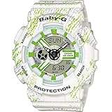 CASIO Damen Analog-Digital Quarz Smart Watch Armbanduhr mit Plastik Armband BA-110TX-7AER