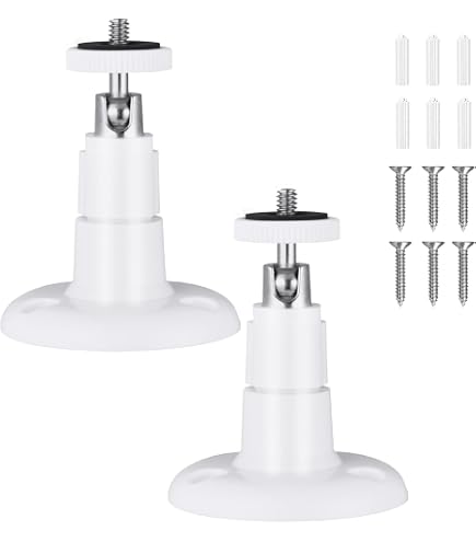 8 Staffe Regolabili 360° Per Montaggio A Parete Fotocamera Blink XT2 Interna/esterna