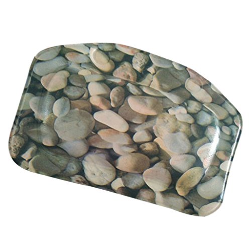 MagiDeal Badewannenkissen – Nackenkissen / Wannenkissen – Komfort Badekissen mit Saugnapf – Kopfsteinpflaster, 31x21cm - 4