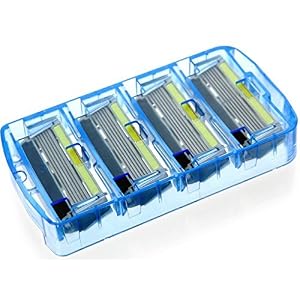 Dorco Pace 6 Plus Razor Manual Blades for Men - 4 Blades - Safe & Sensitive Shaving System with Trimmer - Image 9