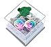 Produktbild SHFANG Konservierte frische Blumen Lavendel Moos Cubs Farbe Rose Ewige Blume Geburtstagsgeschenk Weihnachten Halloween Geschenk , moss bear, seven colored eternity flower, sub g force box