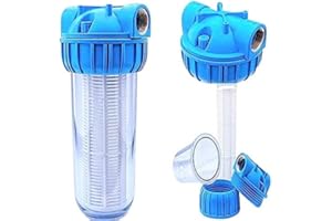 Basal PRIESER Pumpen Vorfilter Wasserdurchfluss bis 5.000 l/h mit Wandhalterung und Filterschlüssel