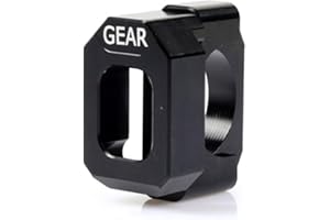 YUREFAX Ganganzeiger for Suzuki, for GSF600 Bandit GSF650 DL650 Vstrom gsx1300R k1 K2 K3 Ganganzeigeanzeige 1-6 Geschwindigkeit Motorradzubehör(Black-Bracket)