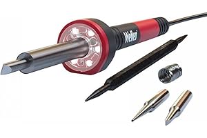 Weller WLIRK6023G 60W Soldering Iron Kit, LED Halo Ring, with Ergonomic Molded Pencil Grip Handle