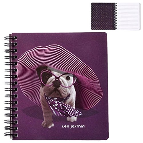 Fox Trot TEOR6071 Teo Croisette Paper Notebook Spiral - 12.5 x 14 x 1.5 cm