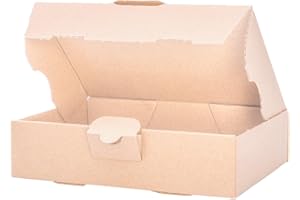 verpacking 100 Scatole per spedizioni piatte | 18 x 13 x 4,5 cm - MB 2 | scatole fustellate marroni