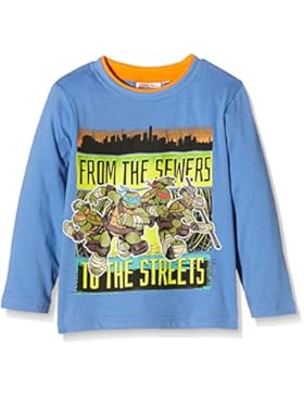 Nickelodeon Jungen T-Shirt Ninja Turtles American Heroes