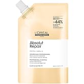L'Oreal Absolut Repair Shampoo Refill for Dry and Damaged Hair, 1000 ml
