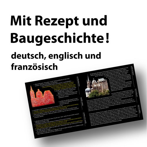 Aachener Dom Souvenir & Ausstechform in rot - 4