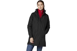 HELLY HANSEN Helly-Hansen Kobiety W Aden Płaszcz, Czarny, XXL
