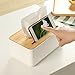 Produktbild kaifang Creative taschentuchboxen, Quadratische Taschentuchbox Telefon Holz durch