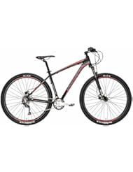'Mountain Bike Cicli Adriatica Wing RX 29 con marco de aluminio, frenos de disco hidráulico, horquilla delantera Pedal, ruedas de 29, cambio Shimano a 27 Velocidad, negro / rojo