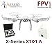 Produktbild efaso Quadcopter MJX X101 Drohne UPGRADE EDITION 2017 mit neuer DESIGN-FERNSTEUERUNG im Alukoffer ohne Kamera FPV Ready mit One key return, Headless Mode, Flip-Funktion, LED Beleuchtung und Rotorschutz