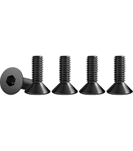 10 Viti Svasate Testa Piatta In Acciaio Inox 304 - 1/4-20x1-1/4'', Presa Esagonale, Filettatura Completa - Foto 4