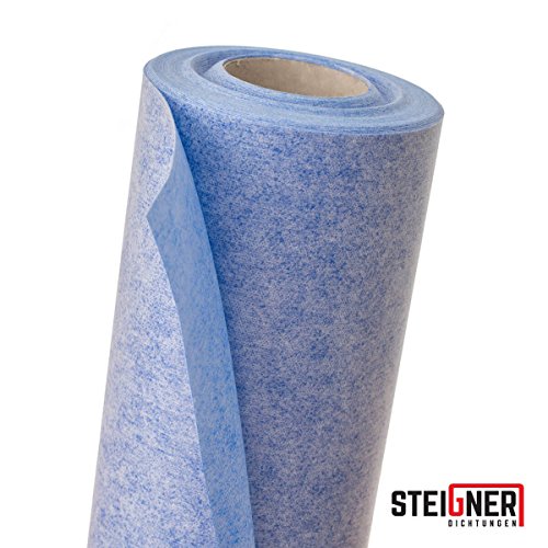 Abdichtungsbahn Dichtungsband Entkopplungsmatte 1m 100cm BLAU Dichtbahn Abdichtbahn Dichtfolie Duschelement Abdichtband Entkopplungsbahn Dichtband Abdichtung Dusche Bad Fliesen wasserdicht Dichtfolien - 2