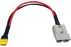 winwill XT60 Kvinna till 50A 600V Batteri Quick Connect Kontakt 12AWG kabelkontakt för solsystemanslutning