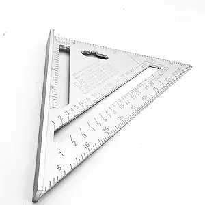 Dabster Double Side Scale Triangle Measurement Hand Tool