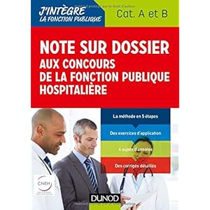 Note sur dossier aux concours de la fonction publique hospitalière - Cat A et B