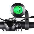 Kyayili Bicycle Computer, Multifunctional Waterproof Odometer with 3-Colour Backlit Display, Bike Speedometer, Cycling Speed Tracker with 20 Functions and Auto on/off, for Outdoor & Indoor Tracking