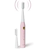 Lifelong Rechargeable Toothbrush for Adults - Smart Brush with 5 Cleaning Modes & Smart Auto Shut-Off - Waterproof Electronic Toothbrush - 2 Electric 