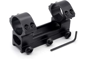 TRIROCK See-Through 30mm dual Scope Rings Mount fits 21mm Picatinny Weaver Rail Hunting Accessories