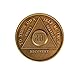 Produktbild 31 Year Bronze AA (Alcoholics Anonymous) - Sober / Sobriety / Birthday / Anniversary / Recovery / Medallion / Coin / Chip