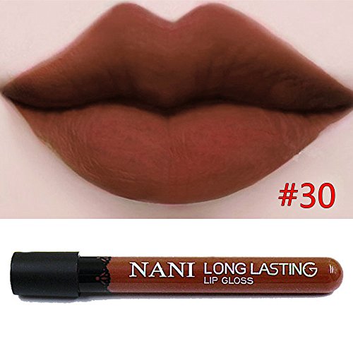 Neverland Waterproof Liquid Makeup Lip Pencil Matte Lipstick Lip Gloss Super Long Lasting 30#