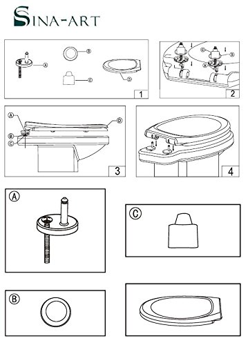 WC-Sitz Family Comfort Duroplast und aus hochwertigem UF, kratzfest und belastbar, Weiß - 8
