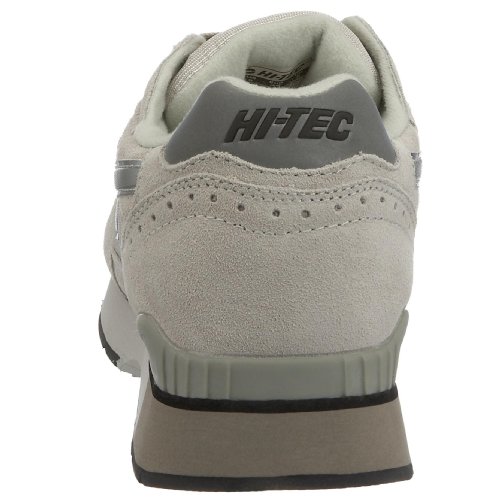 Hi-Tec Unisex-Adult Silver Shadow Grey/Silver/Black Trainer 23339/B64/01 8 UK