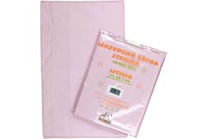 Bubabù LENZ21-ROS - Juego de sábanas de Estrella, para Cuna, Rosa