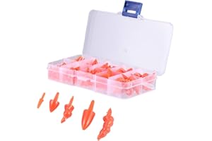 EXCEART 1 Box Schneemann Handwerk Nase DIY Handgemachte Gemischte Muster Orange Karotte Nase Puppe Puppe Nase Ersatz Weihnachtsfeier Gefälligkeiten für Kinder Kinder