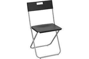 Ikea Chaise Pliante GUNDE, Noir