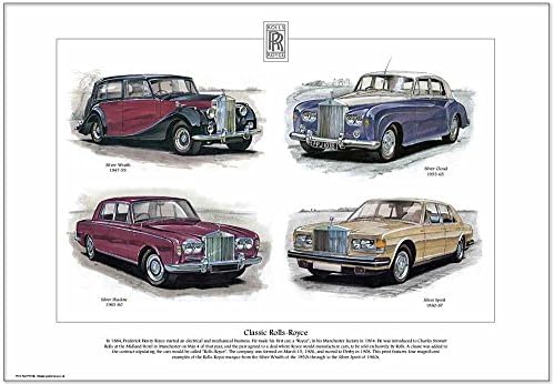 CLASSIC ROLLS-ROYCE Print - Wraith, Cloud, Shadow &amp; Spirit