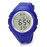 IG-Invictus Mode Herren LED Digital Alarm Sportuhr Silikon Military Armee Quarz Armbanduhr HONHX Elektronische Uhr 3001cs-176
