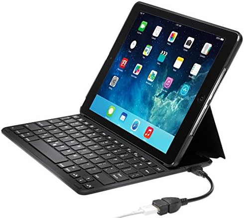 Kensington Key Folio Thin X3 Keyboard Case with Powerlift, iPad Air 2 (K97390US)