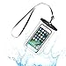 Produktbild OBOSOE Wasserdichte Hülle Handy Tasche Beteul Handyhülle Staubdichte Schützhülle für Geld Datenträger und Smartphone Samsung 8 8Plus Iphone 6 6s 6plus 7 7Plus Huawei bis zu 6 Zoll Ideal für den Strand Wassersport Radfahren Angeln