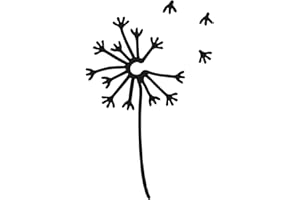 Tatouage Inkster - Pissenlit | tatouages temporaires végétaliens et imperméables pour adultes - Couleur certifiée cosmétique de l'UE - Tatouage révolutionnaire de 2 semaines