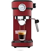 Cecotec Cafelizzia 790 Shiny Pro Express Coffee Maker with Pressure Gauge, Double Output Arm and Two Filters, 20 Bar Pressure