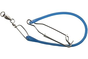 Scotty 370 Downrigger Weight Snubber mit Drehgelenk und Schnappverschluss, Schwarz, S