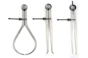 Big Horn 19053C 3 Pieces 8-Inch Spring Caliper/Divider Set